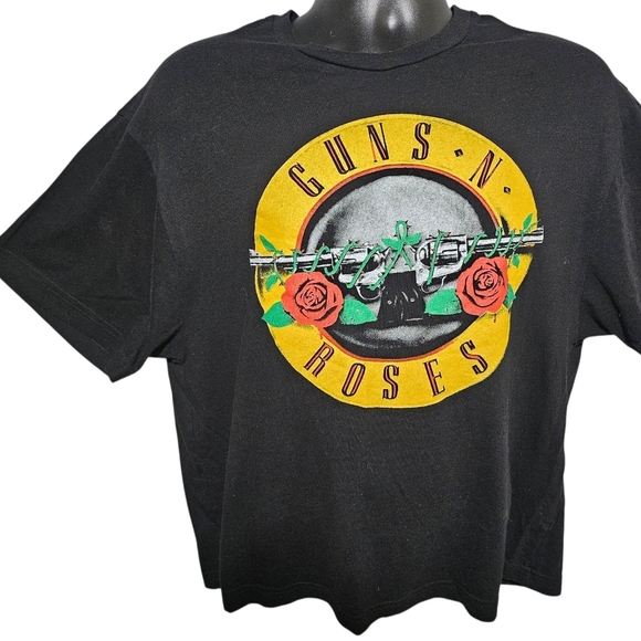 Zero F*cks Given Guns N Roses Oversize Black T Shirt Small/Medium - Picture 2 of 7